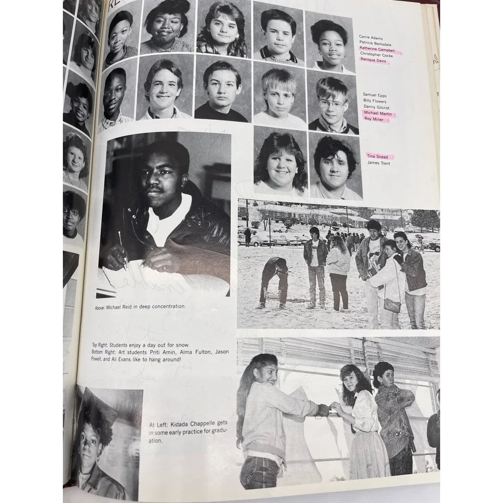 1989 John M Langston Junior High School Legend Year Book Vol 32